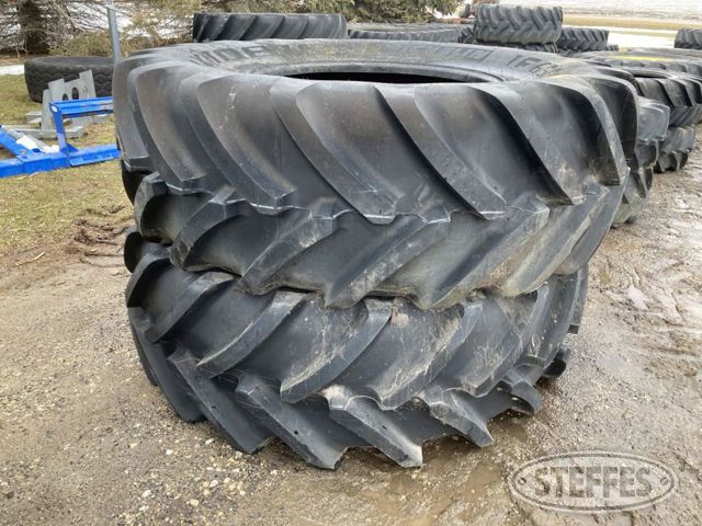 (2) Michelin 650/85R38 Tires